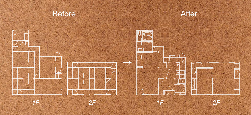 間取りビフォーアフター