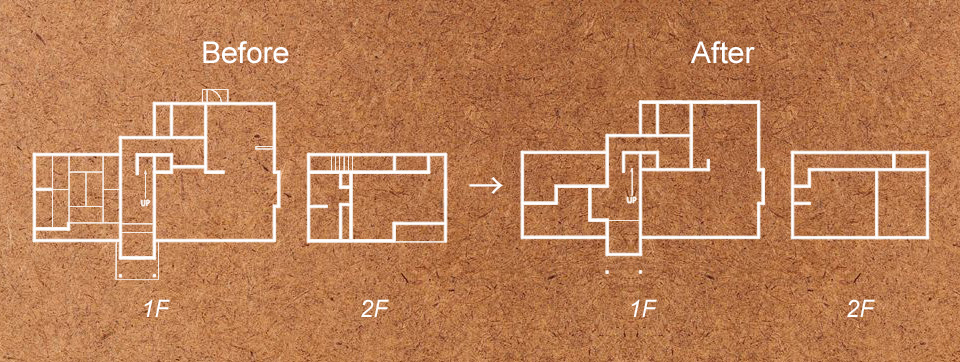 間取りビフォーアフター